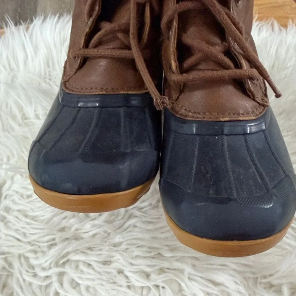 Sperry Brown and Black Kids Boots